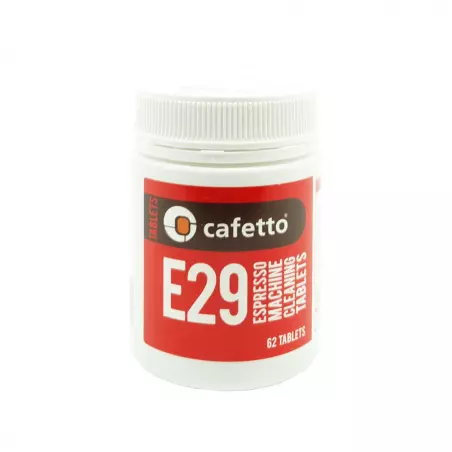 Čistící tablety Cafetto E29, balení obsahuje 62 kusů.