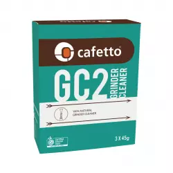 Čistič mlýnků Cafetto GC2. Balení obsahuje 3 sáčky po 45 gramech.