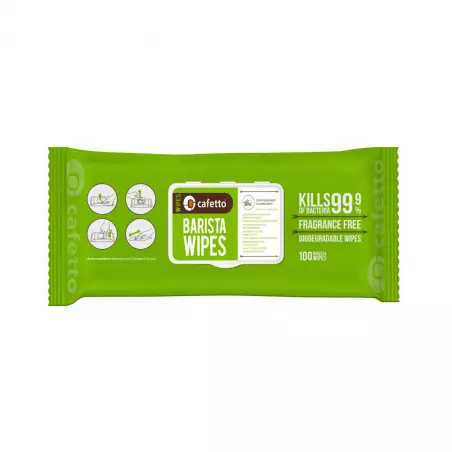 Čistící baristické ubrousky Cafetto Barista Wipes.