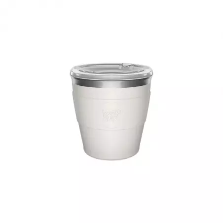 Malý termohrnek KeepCup Thermal Quicksip WHITE o objemu 177 ml.