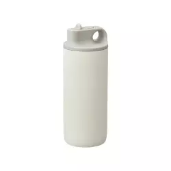 Bílá stylová termoska Kinto Active o objemu 600 ml.