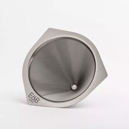 Stříbrný překapávač E&B LAB Cone Filter od značky EB LAB.