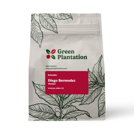 Pražená káva na filtr Kolumbia Diego Bermudez.