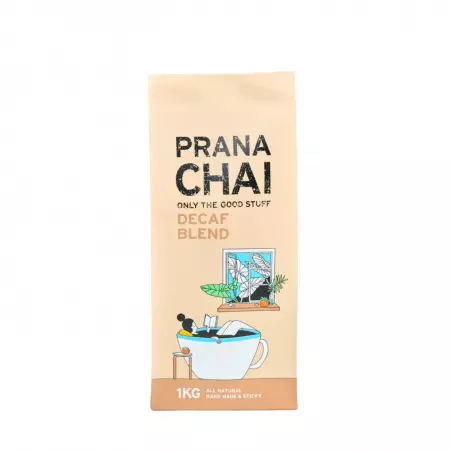 Lahodná směs na chai latte bez kofeinu - Prana Chai Decaf Blend 1 kg.