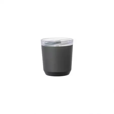 Černý termohrnek Kinto To Go Tumbler o objemu 240 ml.