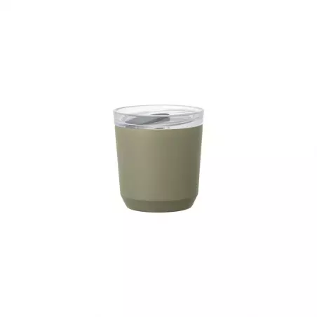 Khaki termohrnek Kinto To Go Tumbler o objemu 240 ml.