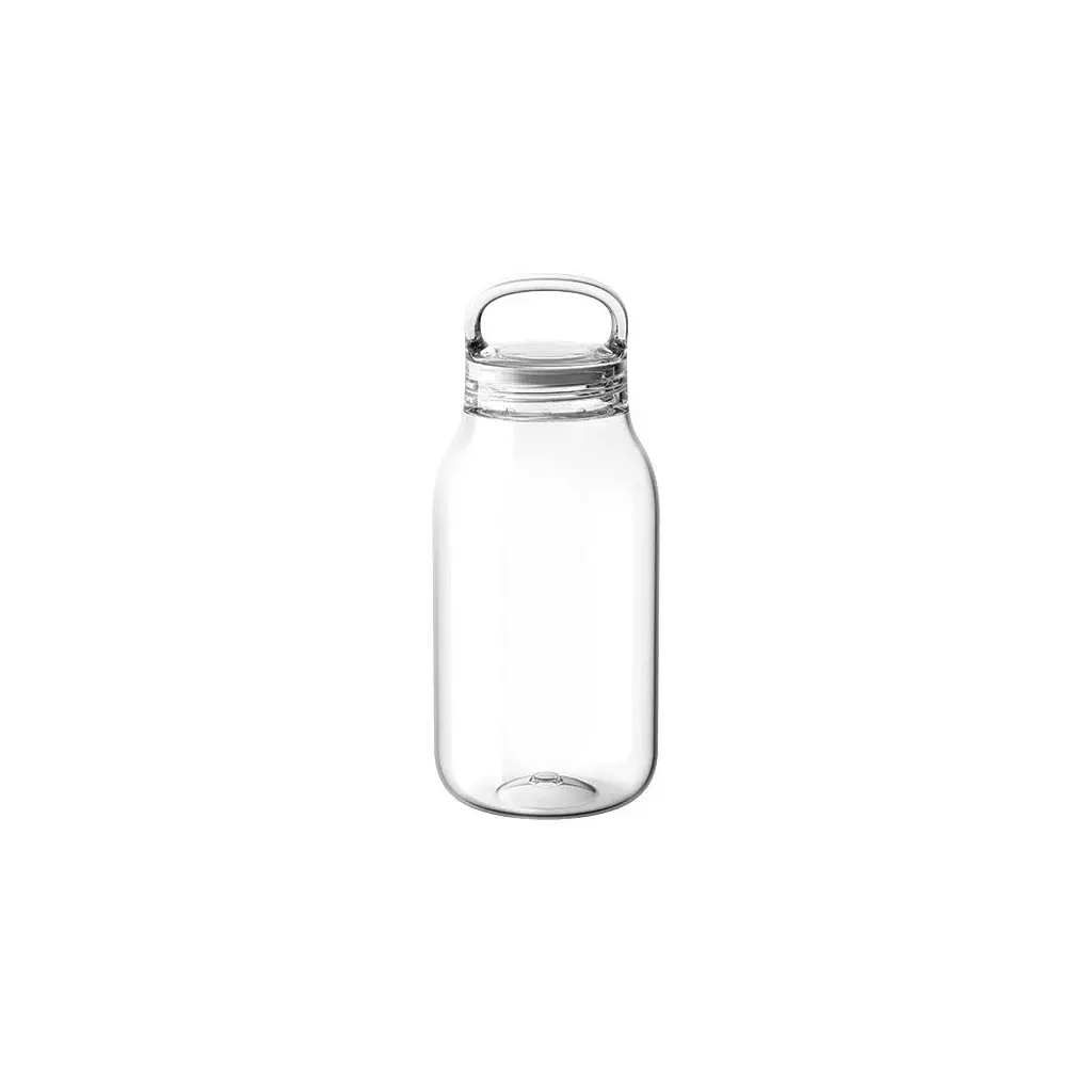 Čirá plastová láhev na vodu od značky Kinto. Objem 300 ml.