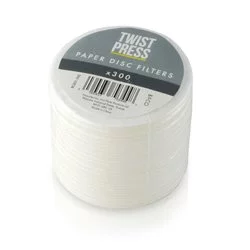 Bílé papírové filtry 300ks v originálním obalu pro ruční překapávač zančky Twist Press 