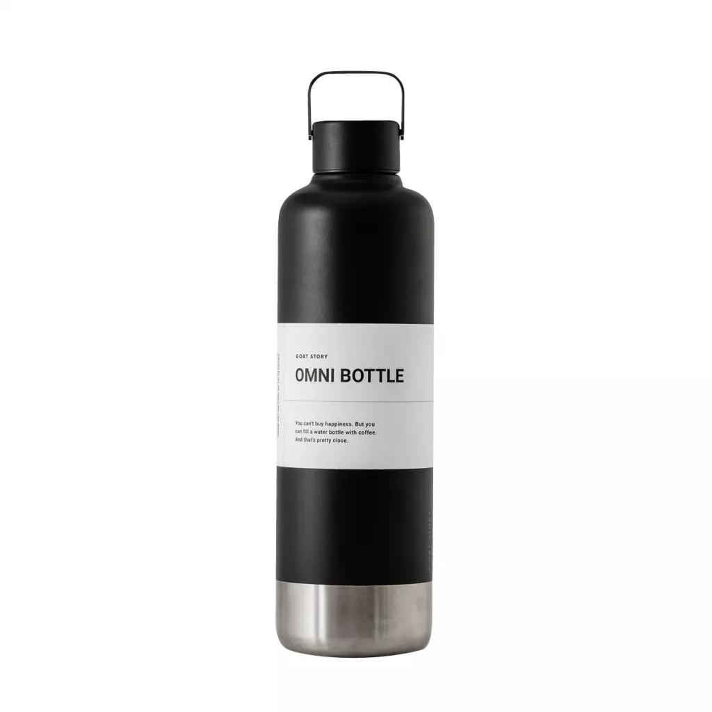 Černá minimalistická termoska Goat Story Omni termoska 1000 ml.