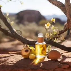 Bio Marula je 100% přírodní nosný olej značky Green Plantation, ideální pro péči o vlasy.