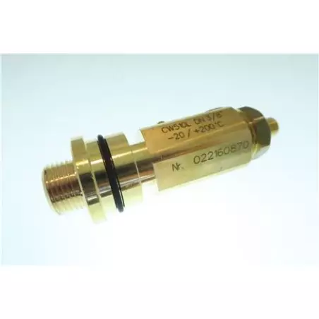 Přetlakový ventil s pracovním tlakem 1.9 bar, ideální pro bezpečnostní aplikace.