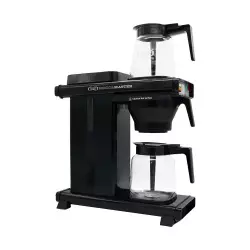 Moccamaster Moccaserver je profesionální překapávač značky Technivorm v elegantní černé barvě, ideální pro přípravu kvalitní kávy.