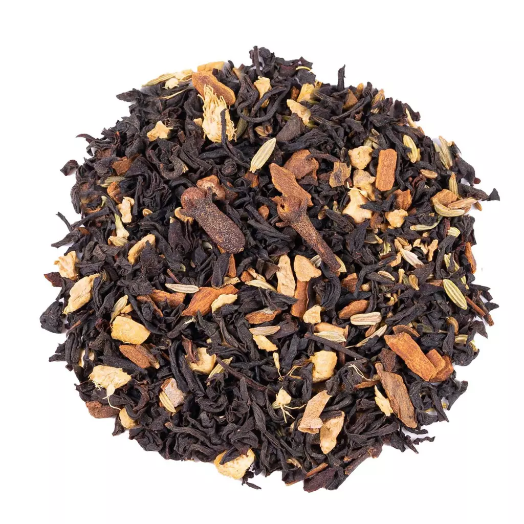 BIO Chai Black Tea od značky Green Plantation je černý čaj, který se připravuje při vysoké teplotě vody mezi 90 a 100 °C. BIO Chai Black Tea od značky Green Plantation je černý čaj, který se připravuje při vysoké teplotě vody mezi 90 a 100 °C.