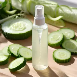 BIO Okurka od značky Green Plantation je 100% přírodní hydrosol, ideální pro letní osvěžení pleti.