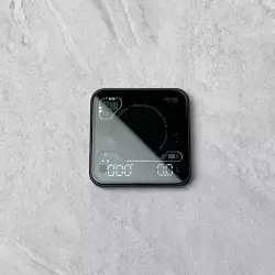 Digitální váha BooKoo Themis Mini Scale je ideální pro měření až 1000 g kávy s přesností a pohodlím.