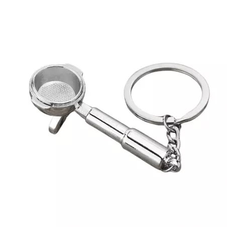 Stříbrný portafilter přívěsek na klíče od značky Coffea je ideálním dárkem pro milovníky kávy, který potěší svou elegantní stříbrnou barvou.