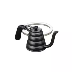 Černá konvice přívěsek na klíče od značky Coffea je skvělým dárkem pro milovníky kávy, který dodá vašim klíčům stylový nádech.