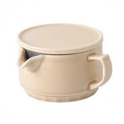 Origami Kyusu hrneček na čaj matně béžový 280ml - tradiční japonský