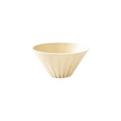Origami keramický dripper na čaj matný béžový - kvalitní porcelán