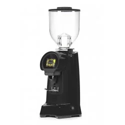 Černý elektrický mlýnek pro espresso Eureka Helios 65.