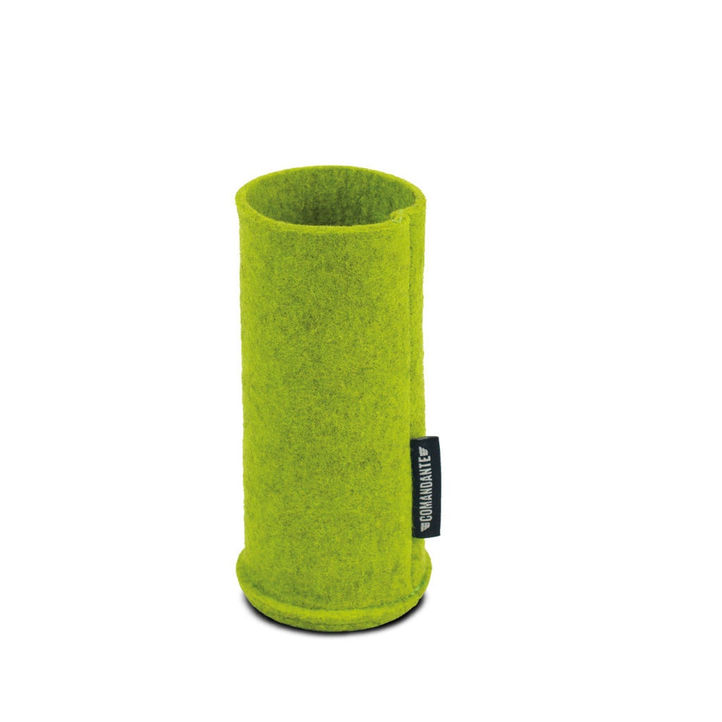 Pistáciový filcový obal Comandante C40 Felt Sleeve, celkový pohled Pistáciový filcový obal Comandante C40 Felt Sleeve, celkový pohled