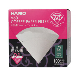 Krabička s filtry Hario V60 01 při pohledu z boku