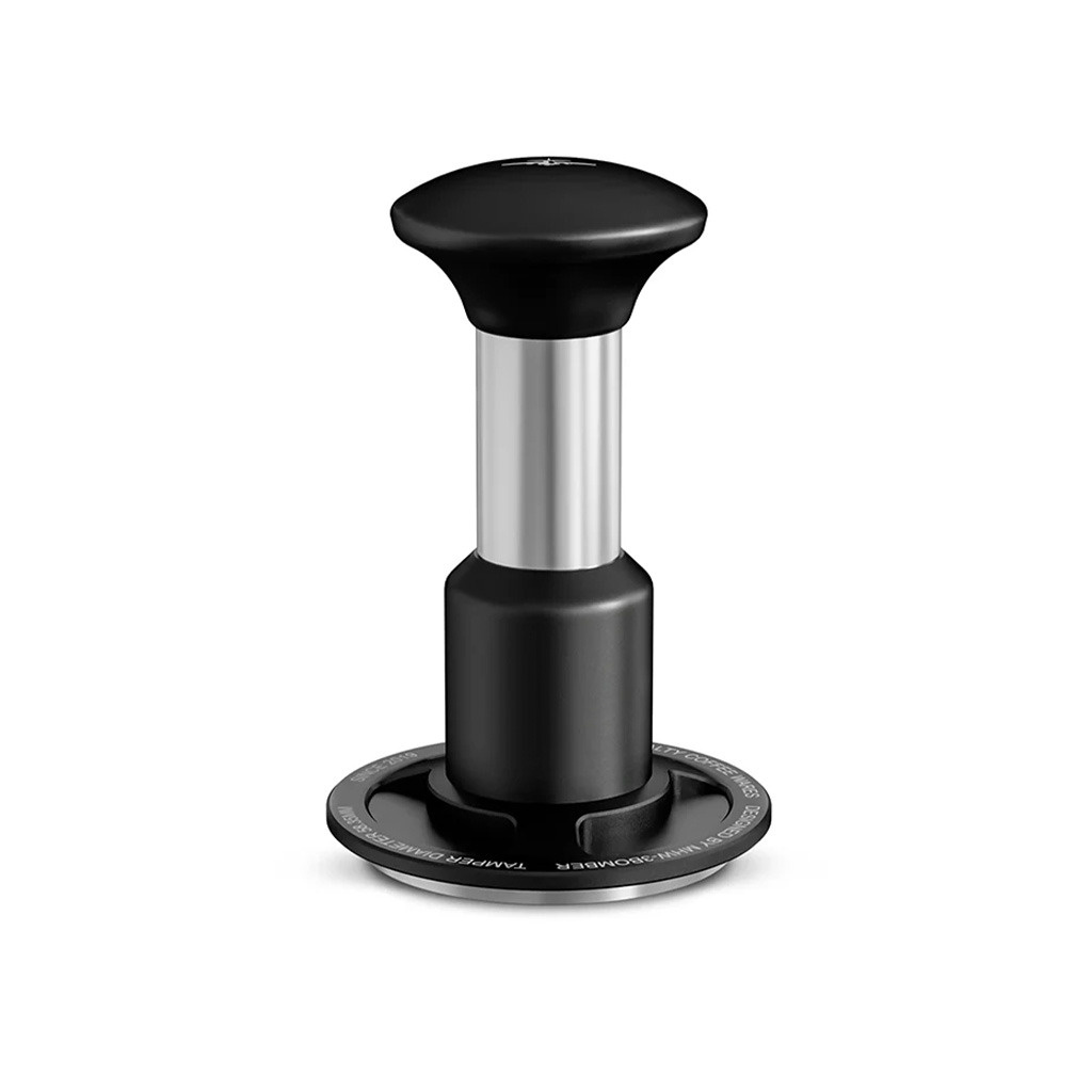 Černý tamper MHW-3BOMBER Knight Impact s kalibrací, průměr 53,35 mm Černý tamper MHW-3BOMBER Knight Impact s kalibrací, průměr 53,35 mm
