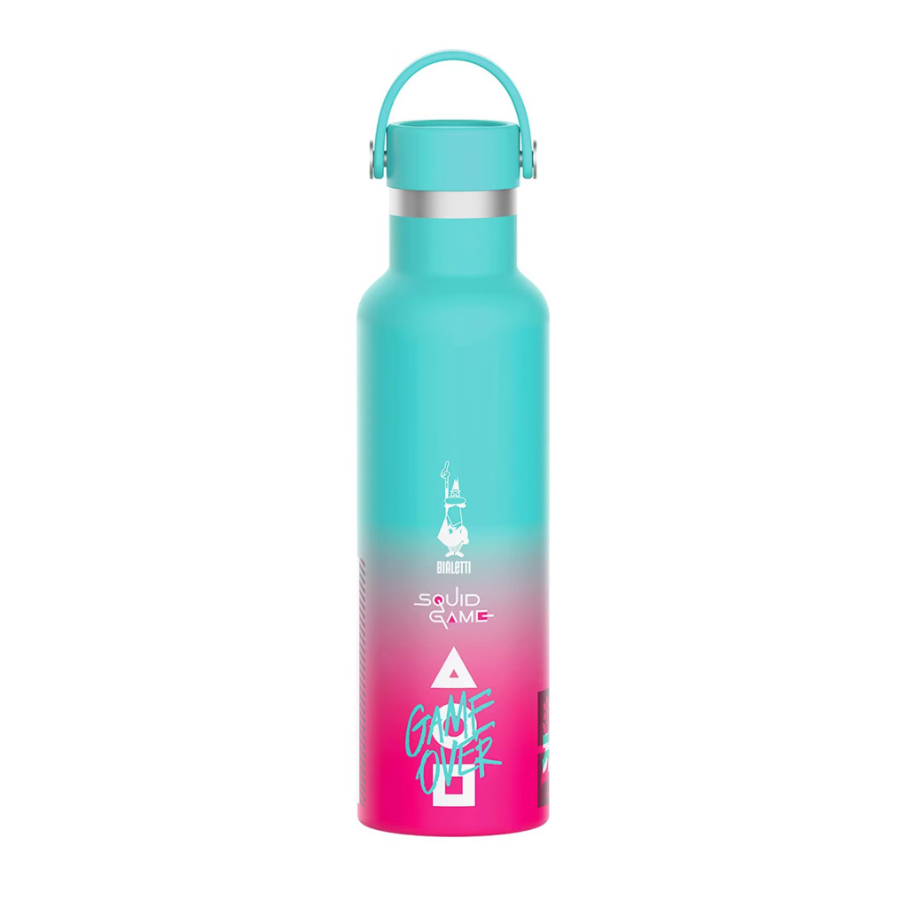 Limitovaná termoska Bialetti ze série Squid Game o objemu 600 ml