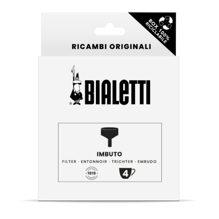 Náhradní trychtýř na 4 porce určený pro moka konvičku Bialetti Brikka