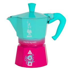 Moka konvička Bialetti Moka Express ze série Squid Game na tři porce