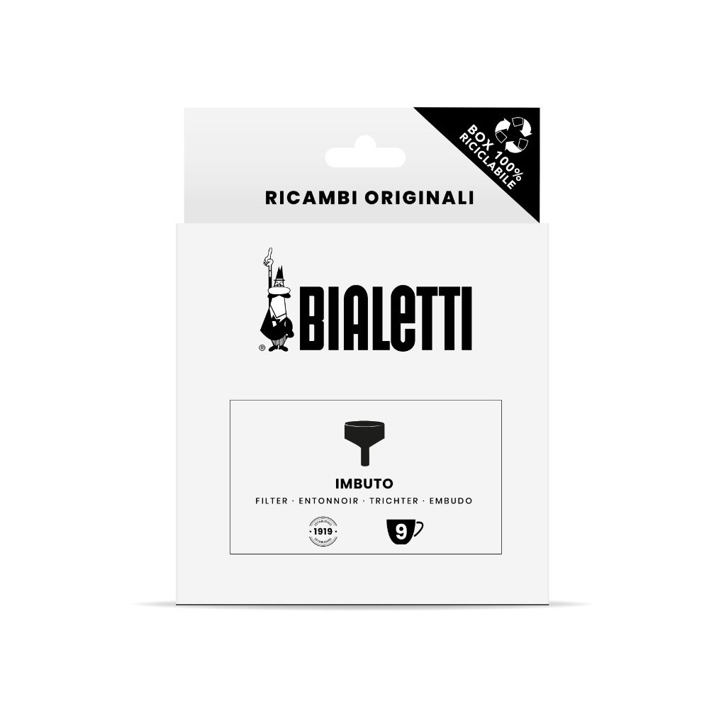 Náhradní trychtýř Bialetti pro Moka Express, velikost na devět porcí