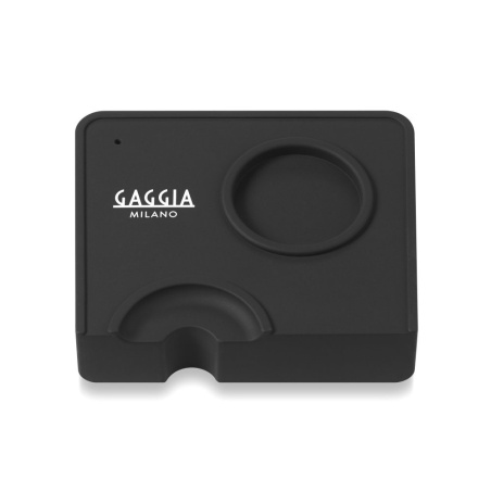 Černá silikonová podložka pod tamper značky Gaggia