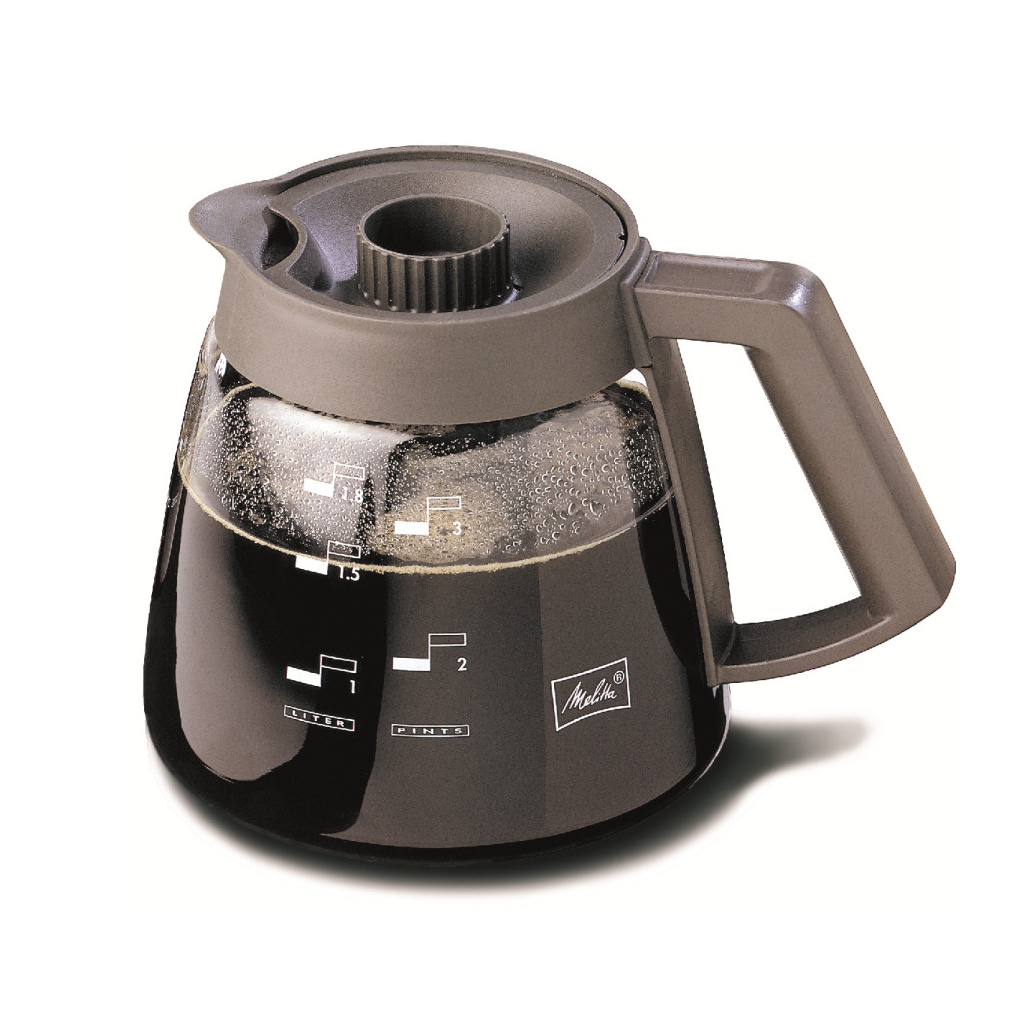 Skleněná konvice Melitta o objemu 1,8 l jako náhrada pro překapávač 170 M