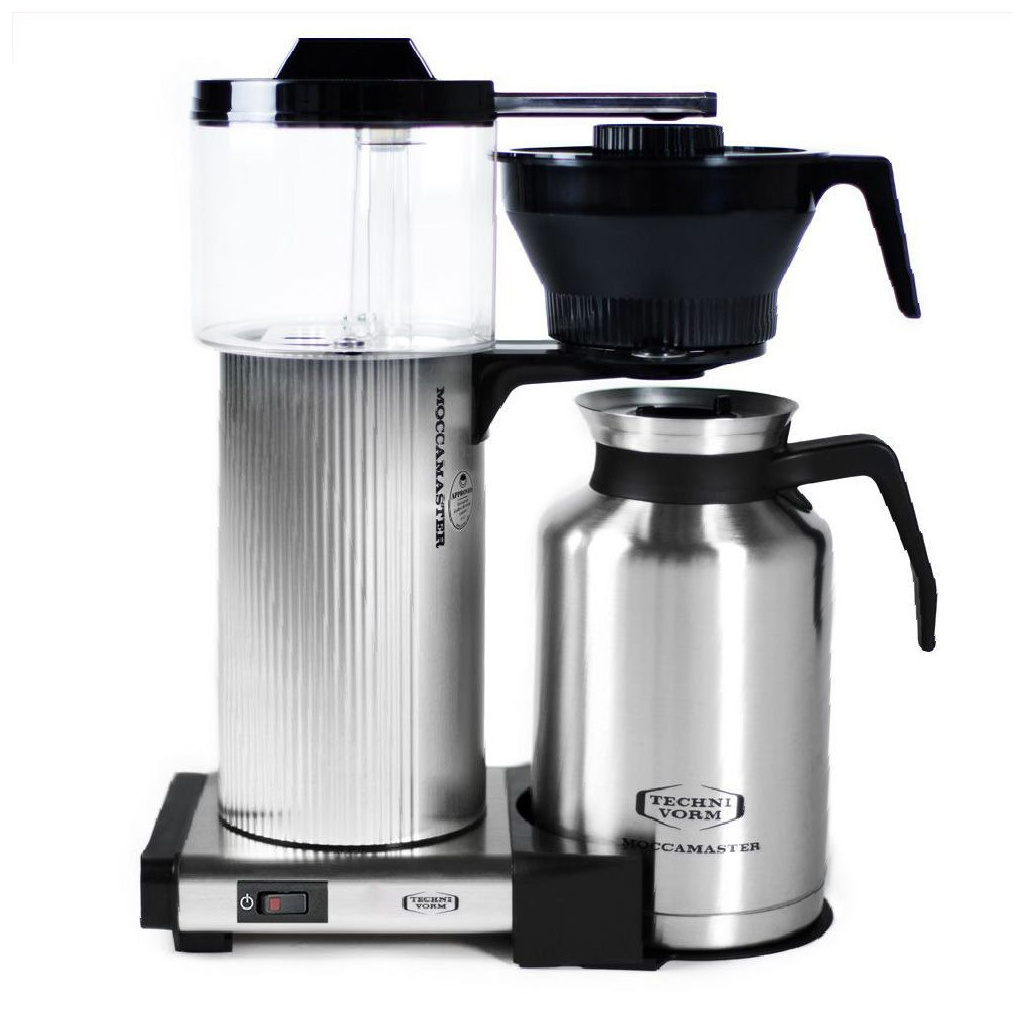 Překapávač Moccamaster CDT Grand o objemu 1,8 l pro kanceláře a kavárny zepředu
