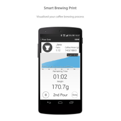 Detail displeje váhy Acaia Pearl Model S