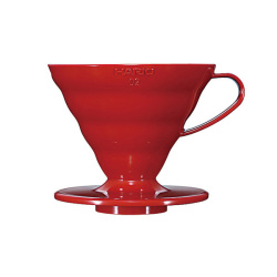 Hario V60 02 zboku s typickým spirálovým žebrováním Hario V60 02 zboku s typickým spirálovým žebrováním