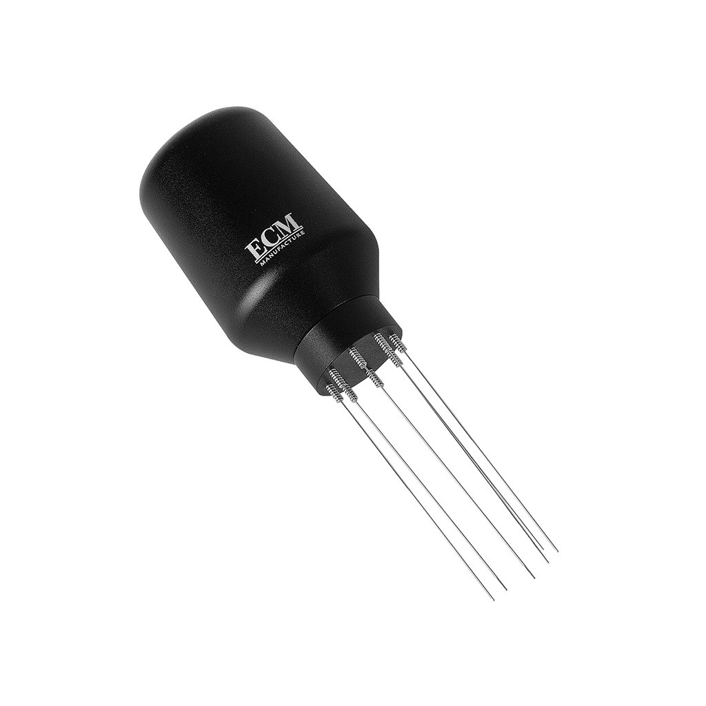 Černý jehlový distributor ECM WDT na rozrušení hrudek kávy Černý jehlový distributor ECM WDT na rozrušení hrudek kávy