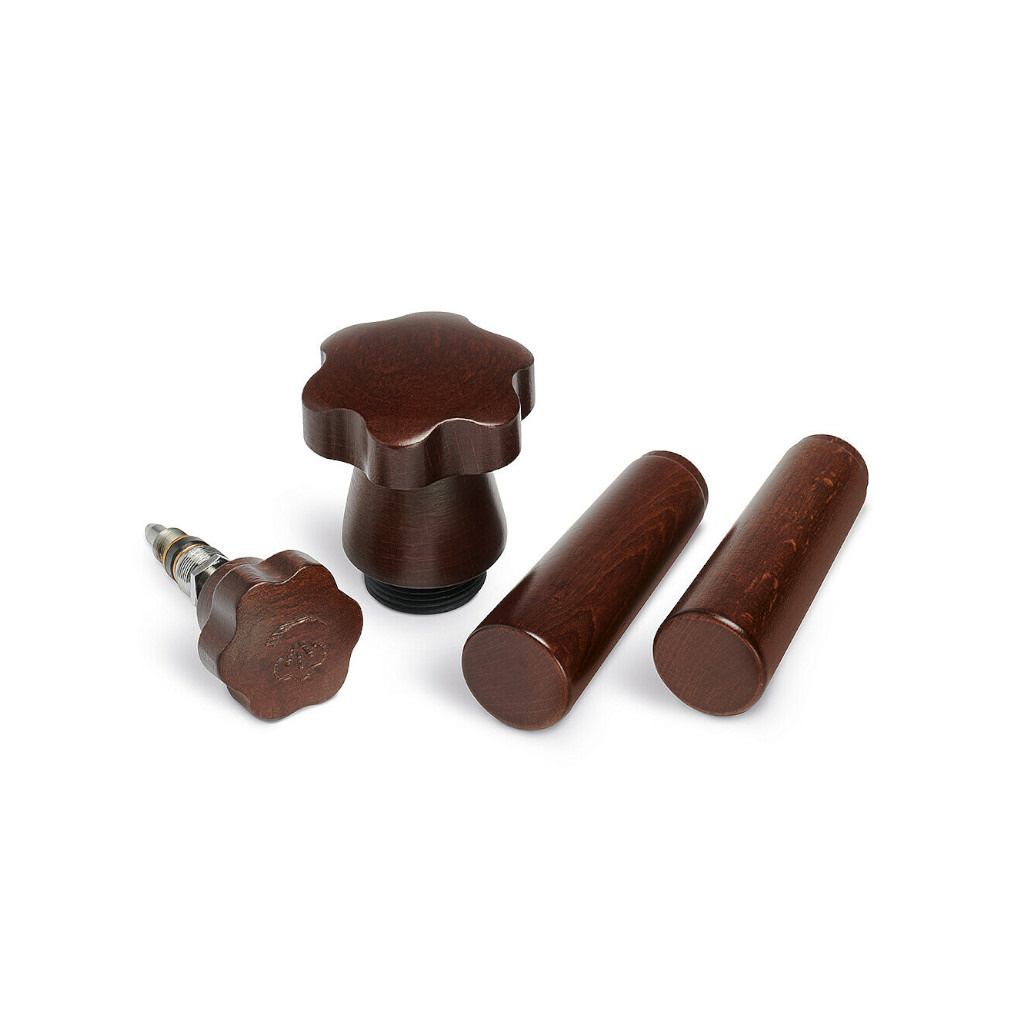 Ořechové dřevěné osazení La Pavoni, Walnut Ořechové dřevěné osazení La Pavoni, Walnut