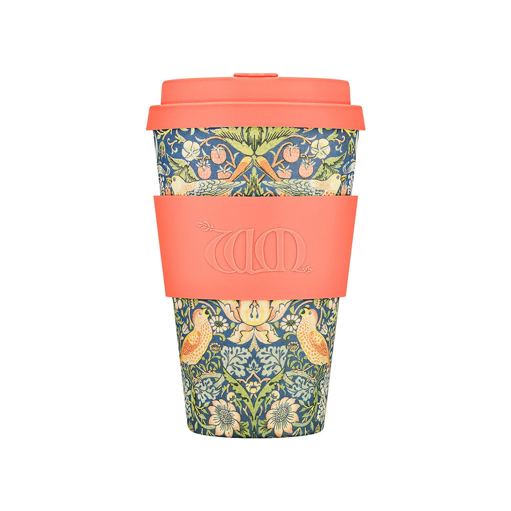 Ecoffee Cup Strawberry Thief, termohrnek 400 ml
