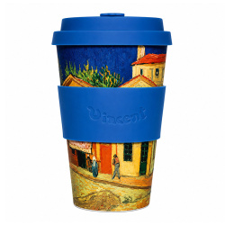 Kelímek Ecoffee Cup 400 ml s motivem Van Gogh Yellow House