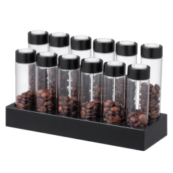 Dvanáct zkumavek Ecocoffee na kávu v jedné sadě