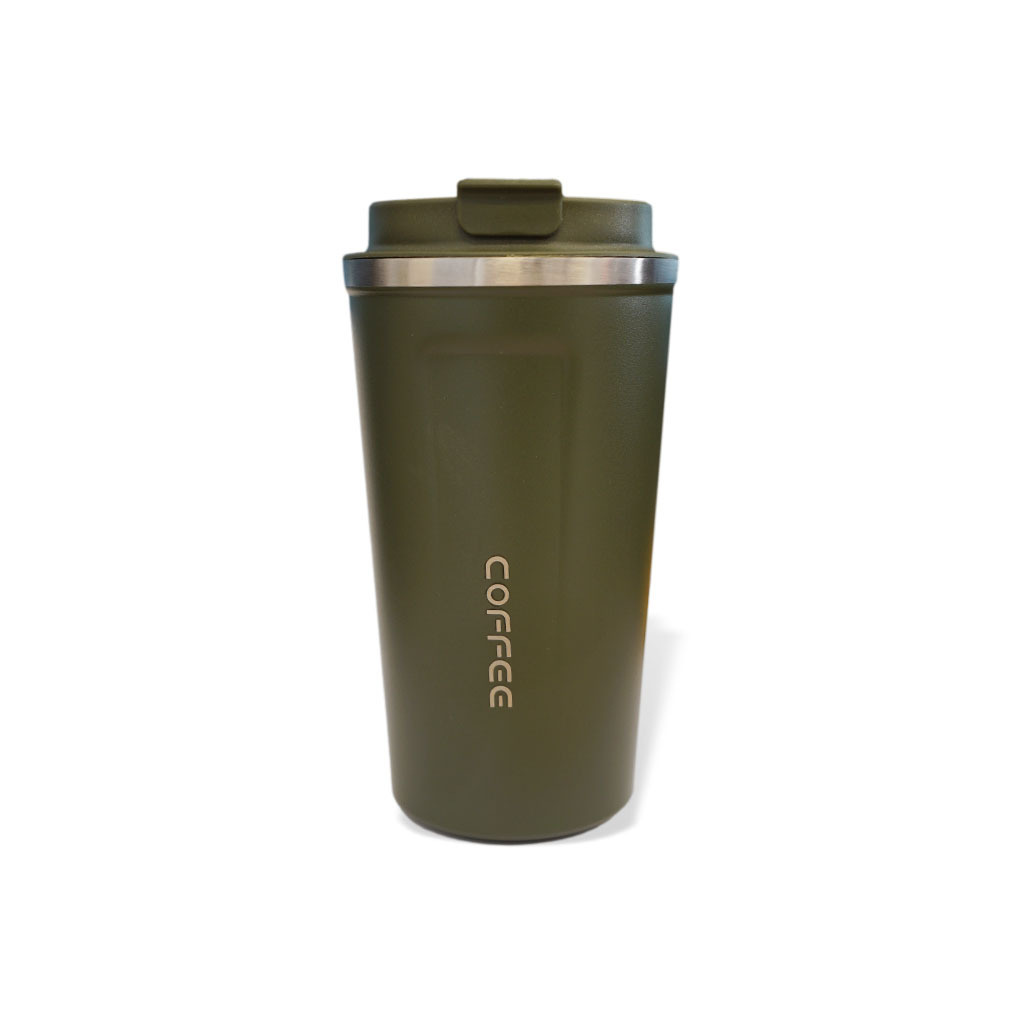 Olivově zbarvený termohrnek Ecocoffee na kávu Olivově zbarvený termohrnek Ecocoffee na kávu