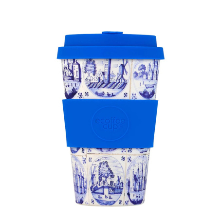 Ecoffee Cup Delfts Blu, kelímek na kávu 400 ml