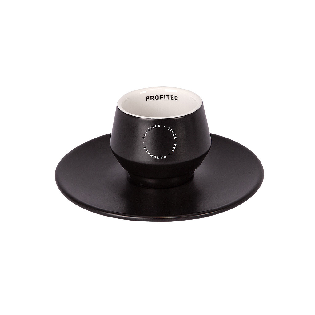 Dvoustěnný espresso šálek Profitec s podšálkem, 70 ml
