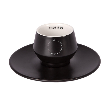Dvoustěnný espresso šálek Profitec s podšálkem, 70 ml