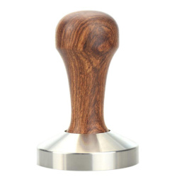 Tamper Ecocoffee 58 mm s nerezovou základnou a rukojetí z palisandru