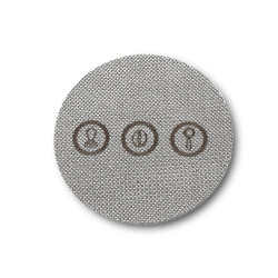 Puck screen 53 mm s tloušťkou 1,7 mm a perforací 150 µm Puck screen 53 mm s tloušťkou 1,7 mm a perforací 150 µm