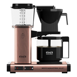Moccamaster KBG Select zešikma se zakrytou nádrží na vodu