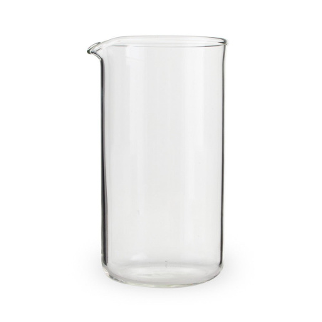 Náhradní skleněná nádoba Yama do French pressu na 240 nebo 750 ml, pohled zepředu