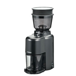 Černý elektrický mlýnek Hario Electric Coffee Grinder Compact N, celkový pohled